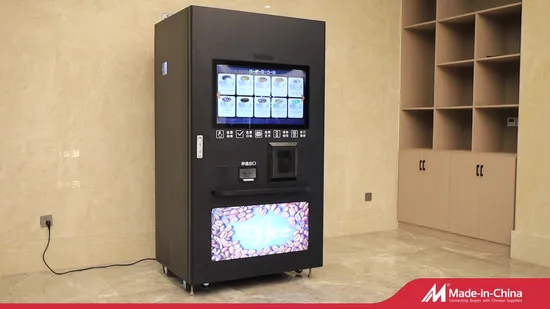 Automatic /Touch Screen/ Hot and Iced Drink Vending Machine with Syrup Function