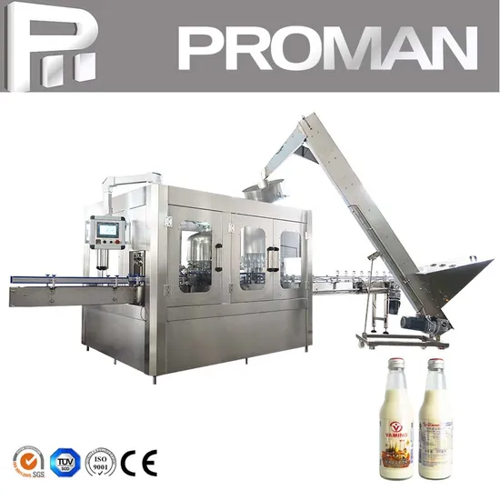 Automatic Glass Bottle Juice Filling Machine for Iced Tea and Energy Drinks