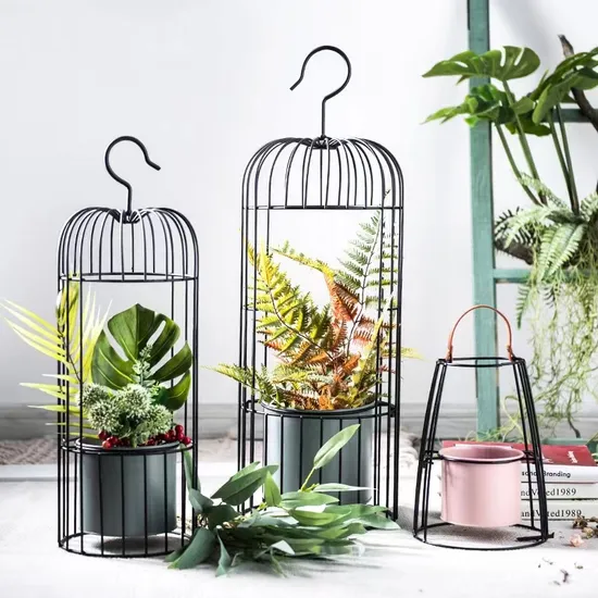 Steel Planter Pot for Home Decor and Wine Cooler 