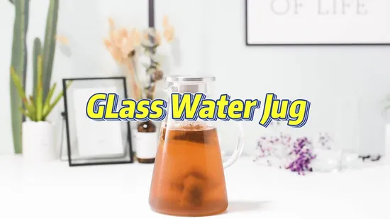 Heat Resistant Glass Cold Water Kettle Set Cooler Kettle Flower Tea Pot Household Juice Pot with Stainless Steel Filter 