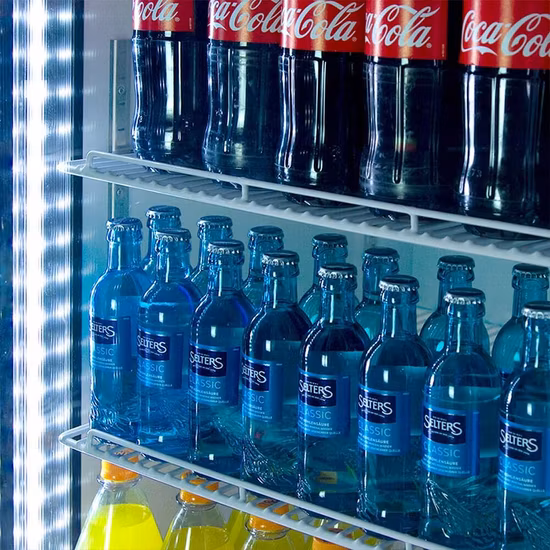 Seamless Stainless Steel Door Wine and Beverage Cooler