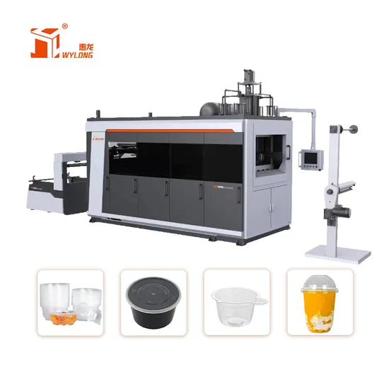 Plastic Thermoforming Machine /Clear Plastic Disposable Plastic Cups for Iced Coffee Bubble Boba Milk Tea Smoothie / Flat Lids / Dome Lids Can Custom Logo 