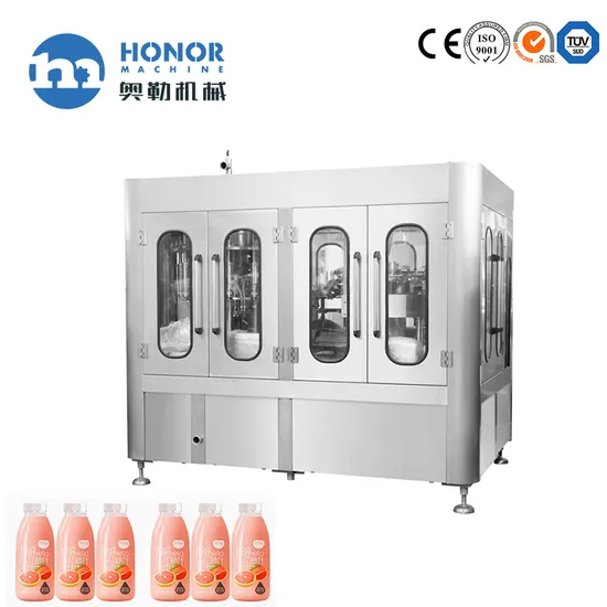 Whole Fruit Juice Filling and Sealing Machine Iced Tea Hot Filling Machine Juice Production Line 