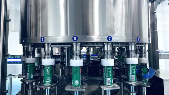 250ml Iced Coffee Beverage Juice Tin Can Filling Seaming Canning Production Line Machine 